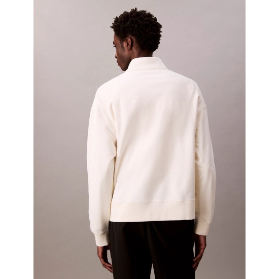 Calvin Klein Ανδρικό φούτερ Chain Stitch Logo 1/4 Zip Sweatshirt
